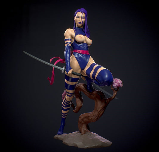 1331 Psylocke NSFW - X-men - STL 3D Print Files