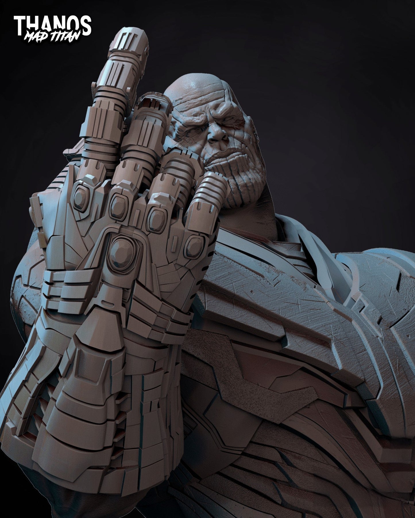 Thanos Bust - Marvel Comics - STL 3D Print Files