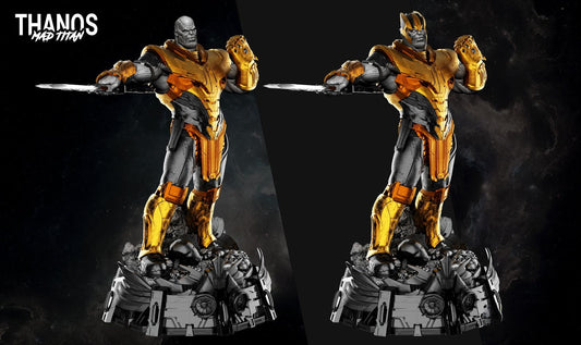 Thanos Sculpture - Marvel Comics - STL 3D Print Files