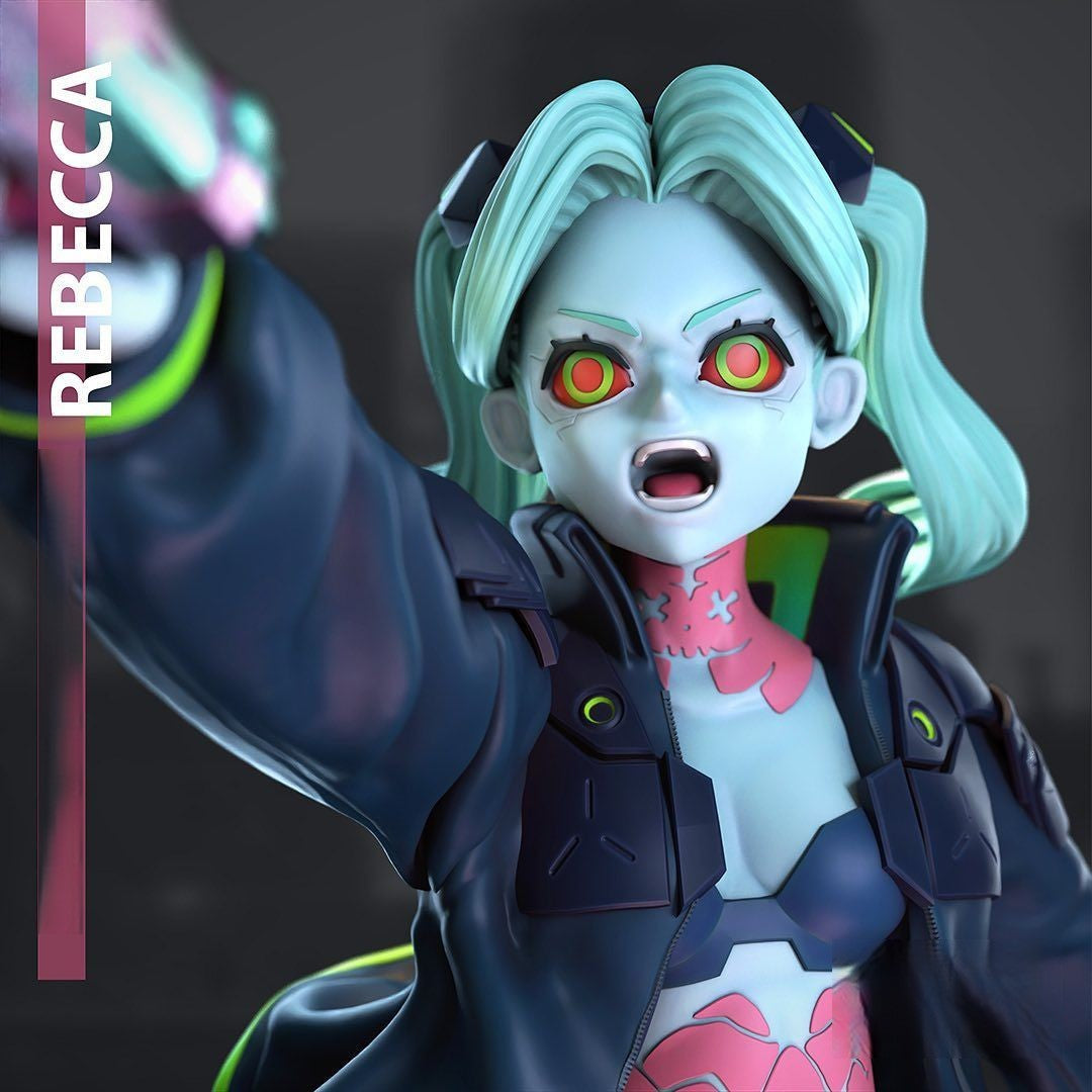 1240 Rebecca NSFW - Cyberpunk - STL 3D Print Files