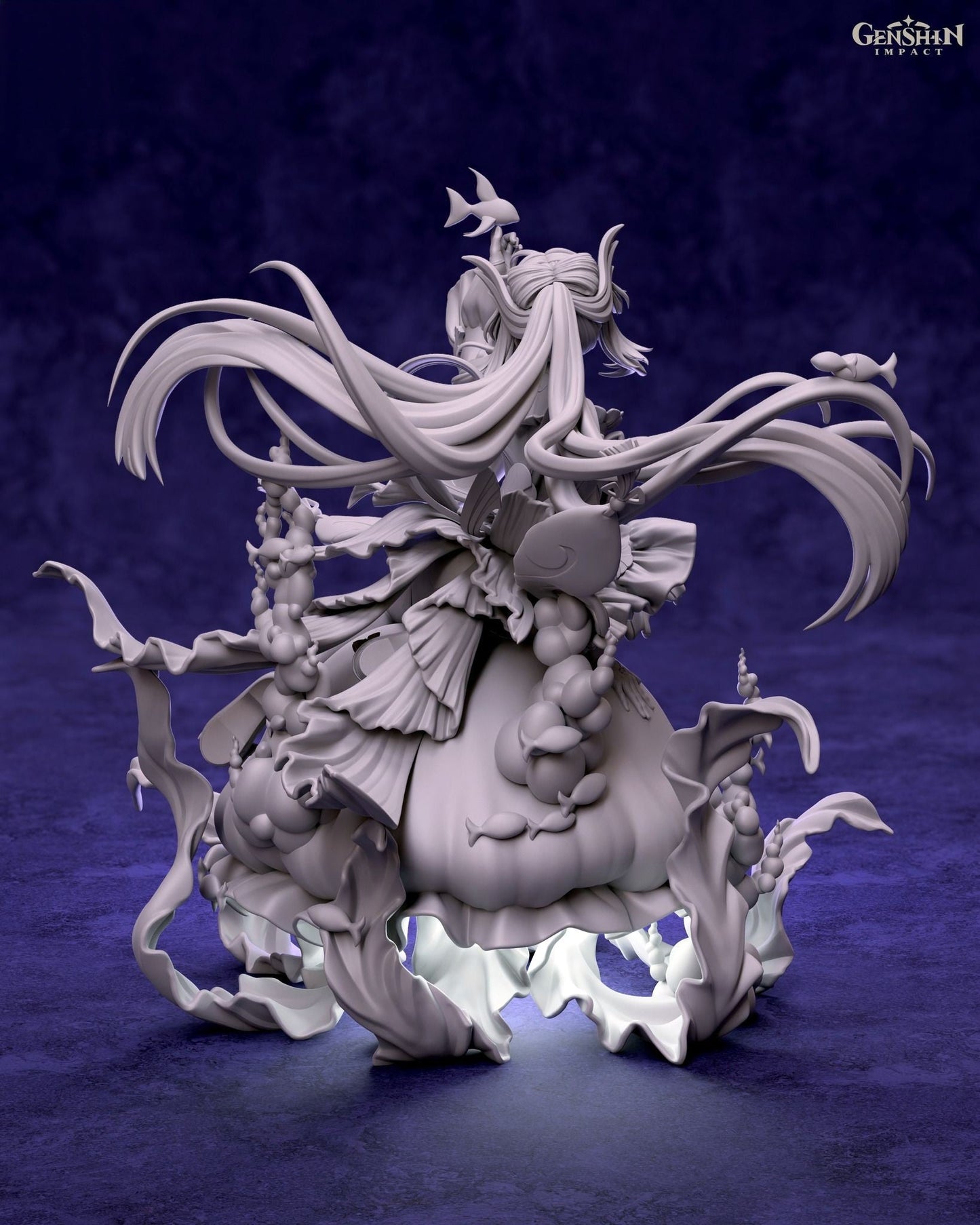 1323 Sangonomiya Kokomi - Genshin Impact - STL 3D Print Files