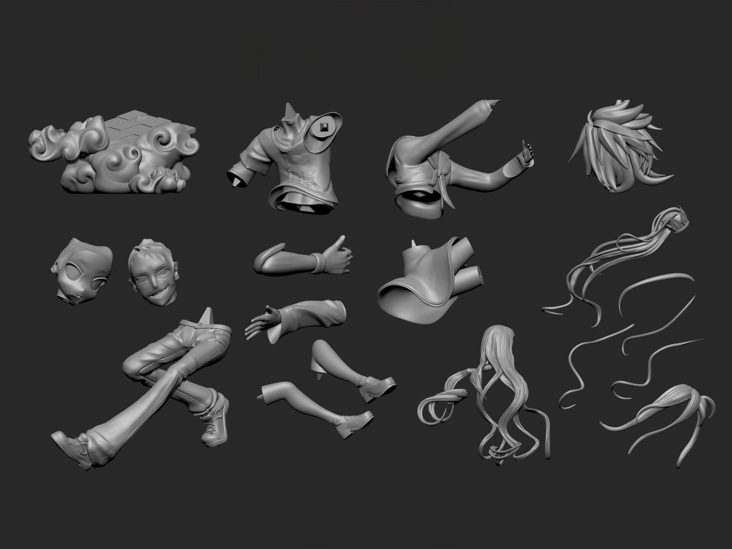 No Game No Life Diorama - STL 3D Print Files
