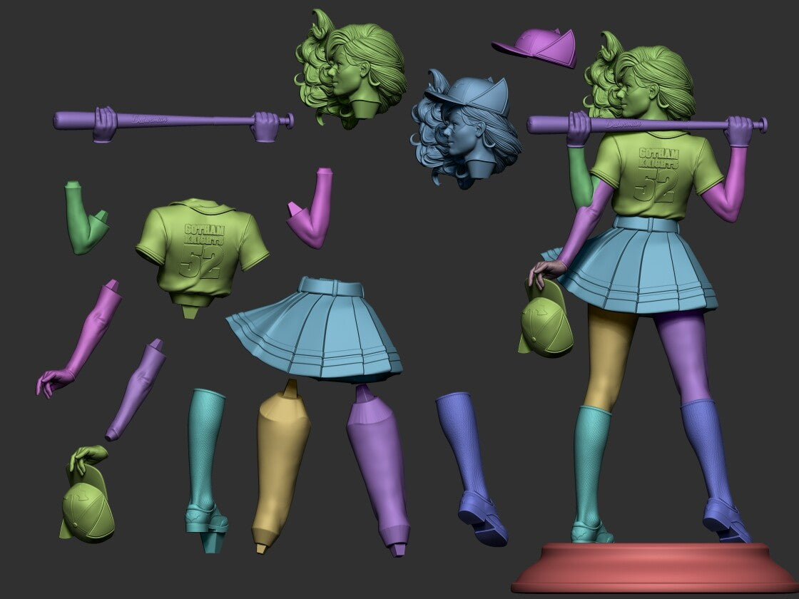 1341 Batwoman - DC Bombshells - Kate Kane - STL 3D Print Files