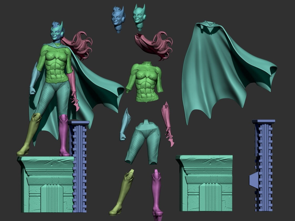 Batgirl - DC Comics - STL 3D Print Files