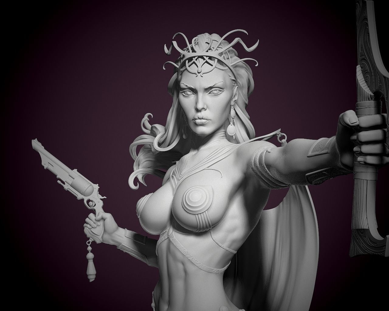 1254 Dejah Thoris NSFW - STL 3D Print Files