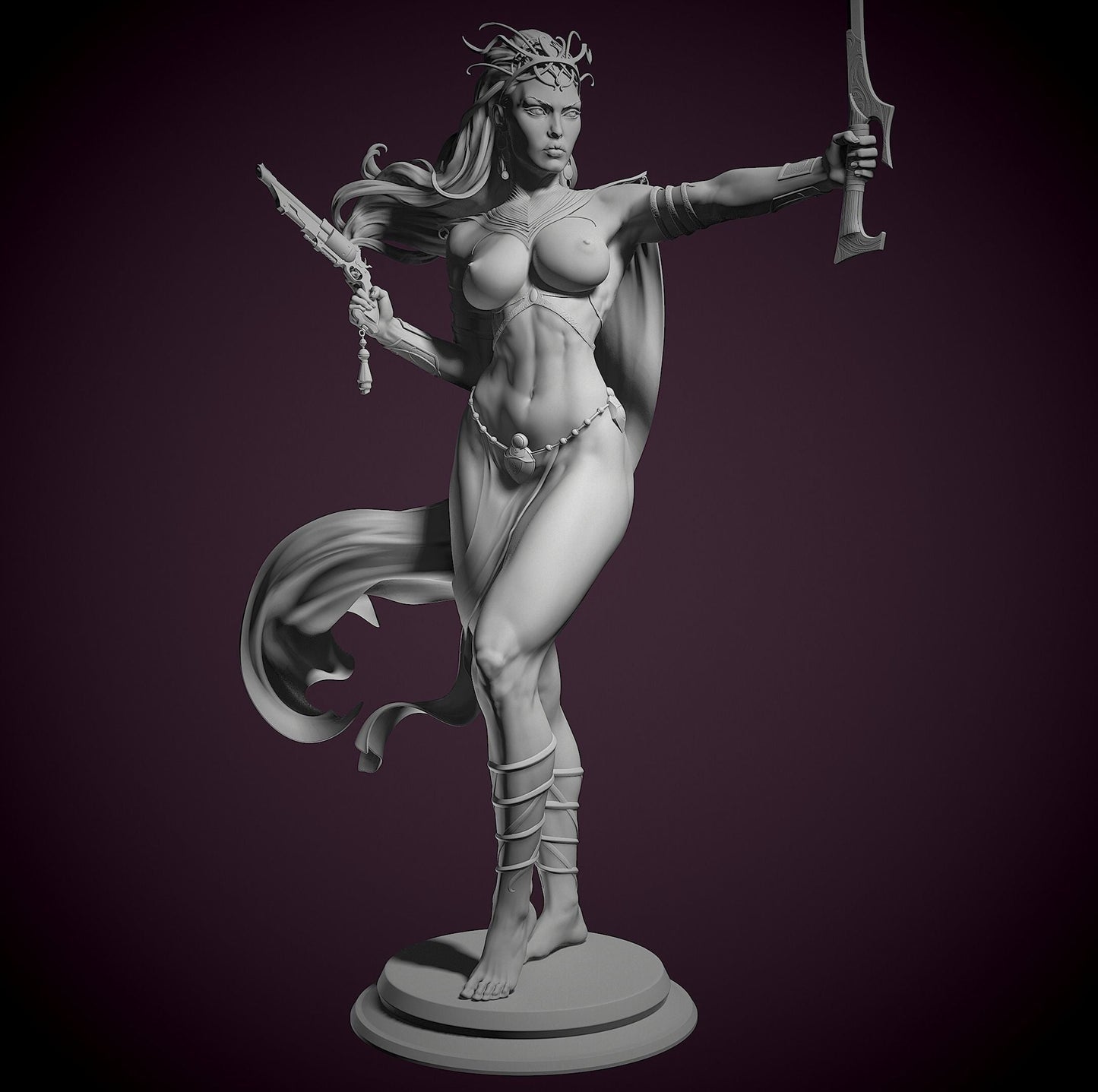 1332 Dejah Thoris NSFW - STL 3D Print Files