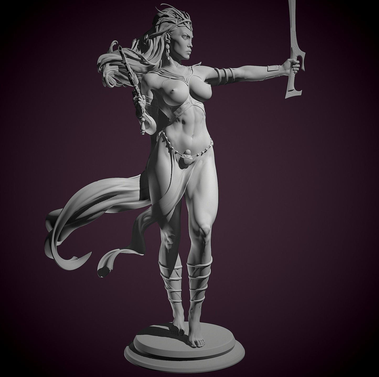 1332 Dejah Thoris NSFW - STL 3D Print Files