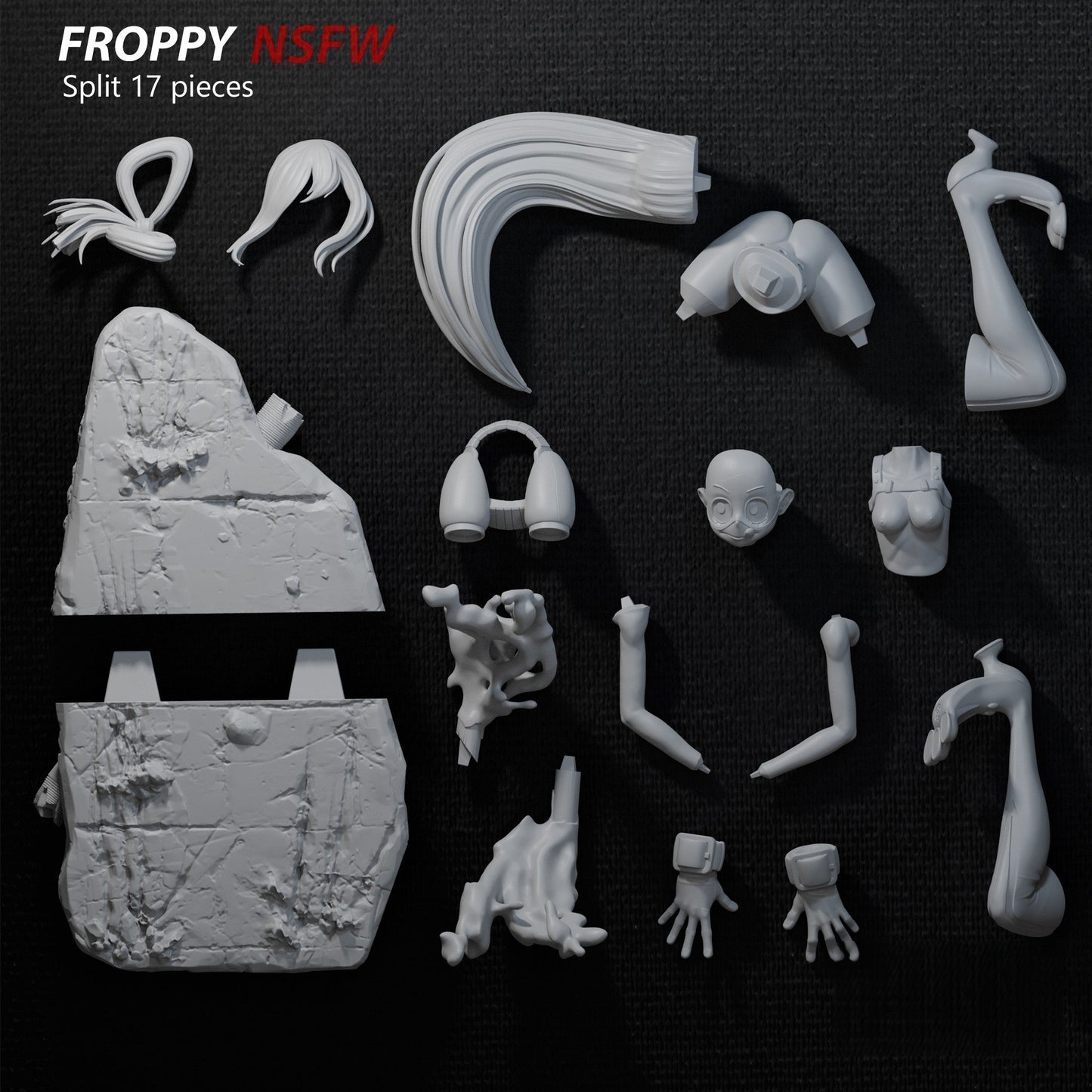 Tsuyu Asui NSFW - My Hero Academia - STL 3D Print Files