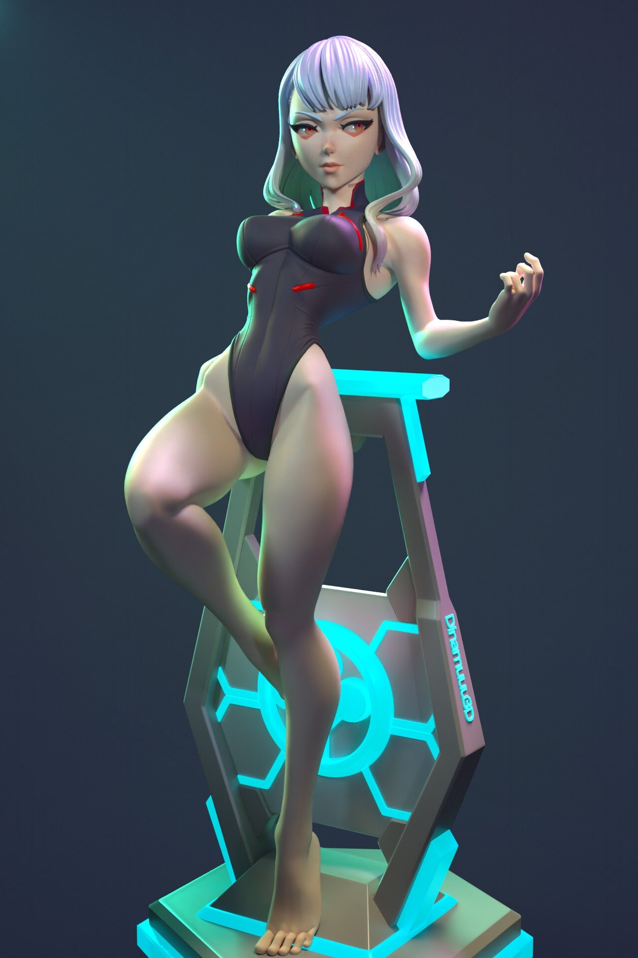 1306 Lucy NSFW - Cyberpunk: Edgerunners - STL 3D Print Files
