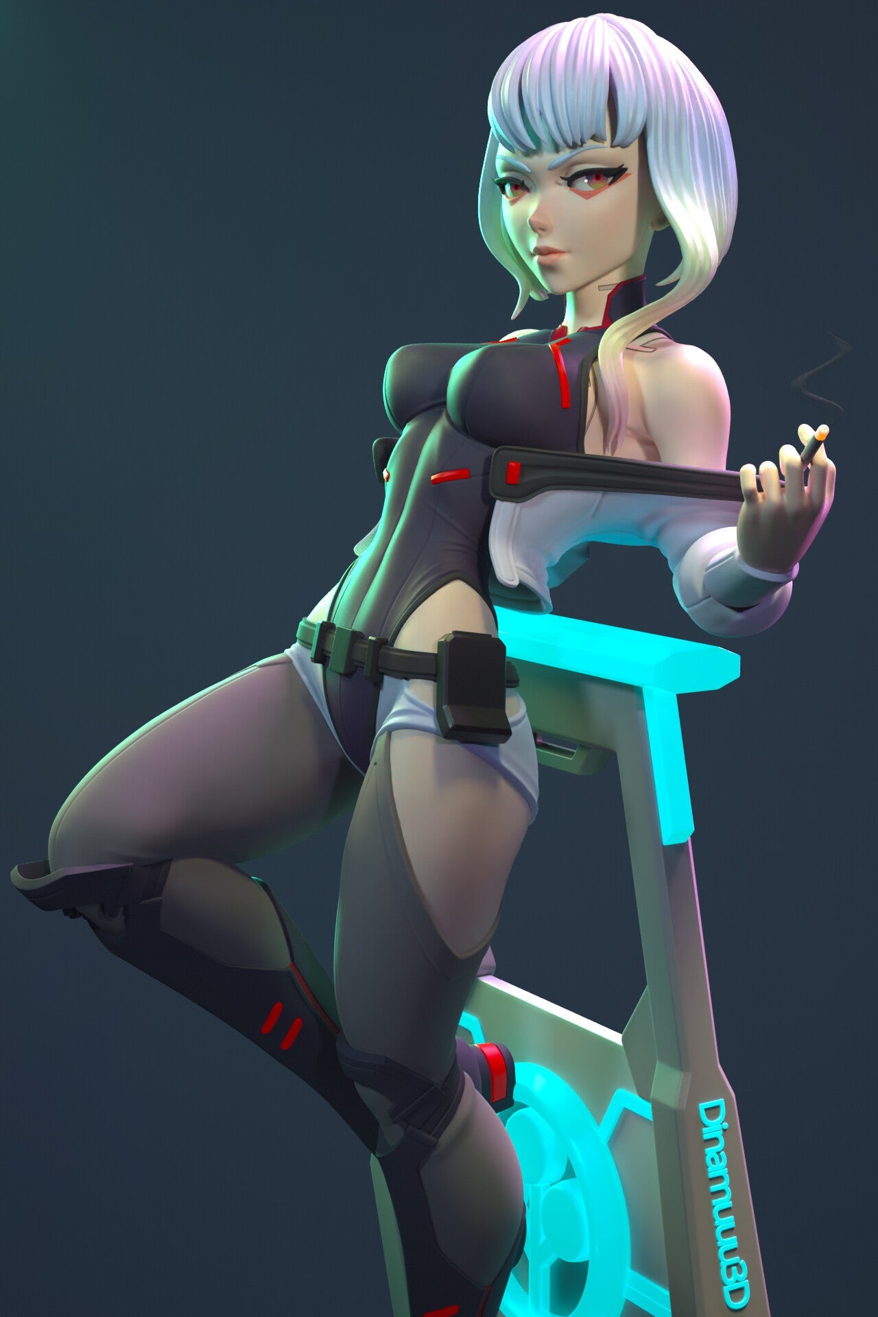 1306 Lucy NSFW - Cyberpunk: Edgerunners - STL 3D Print Files