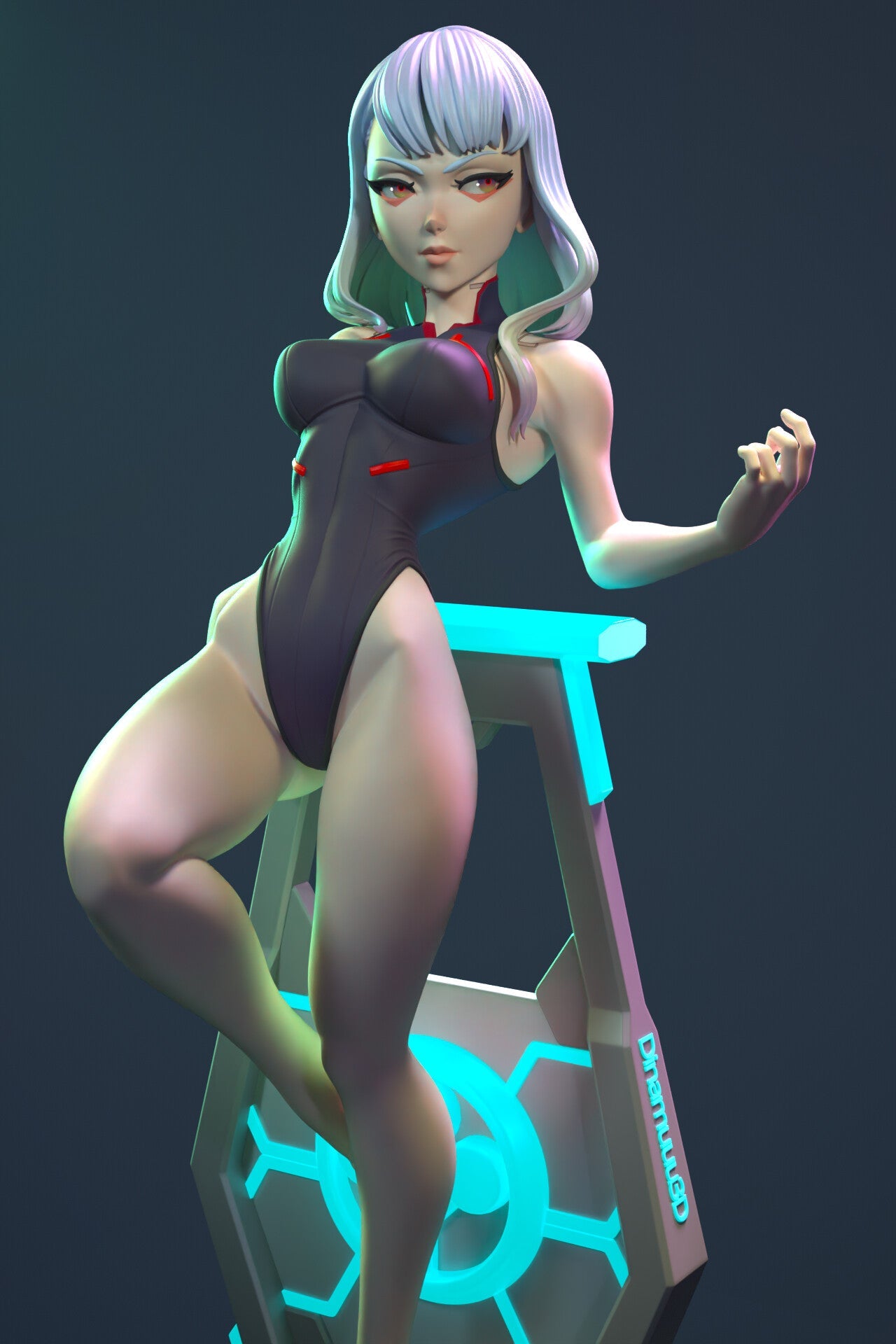 1306 Lucy NSFW - Cyberpunk: Edgerunners - STL 3D Print Files