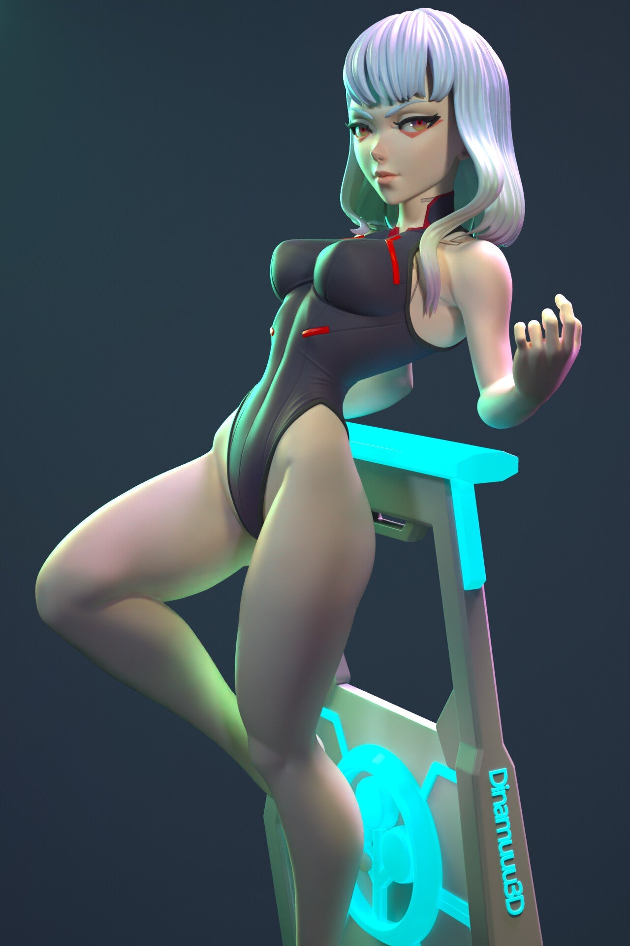 1306 Lucy NSFW - Cyberpunk: Edgerunners - STL 3D Print Files