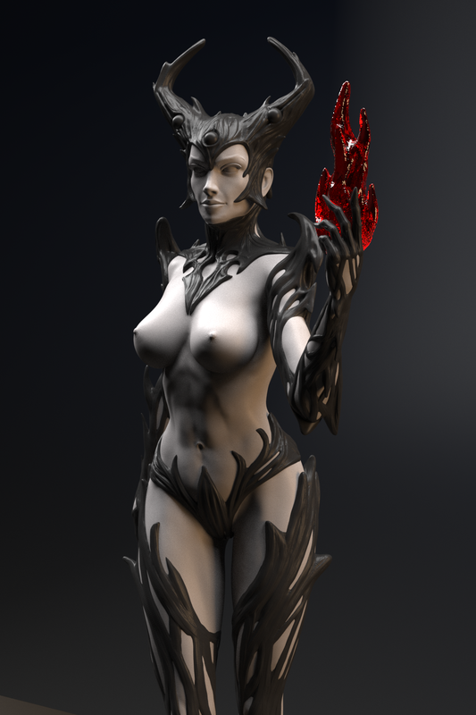 Diqual - Queen of Pain NSFW - STL 3D Print Files
