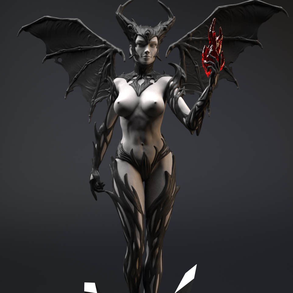 Diqual - Queen of Pain NSFW - STL 3D Print Files