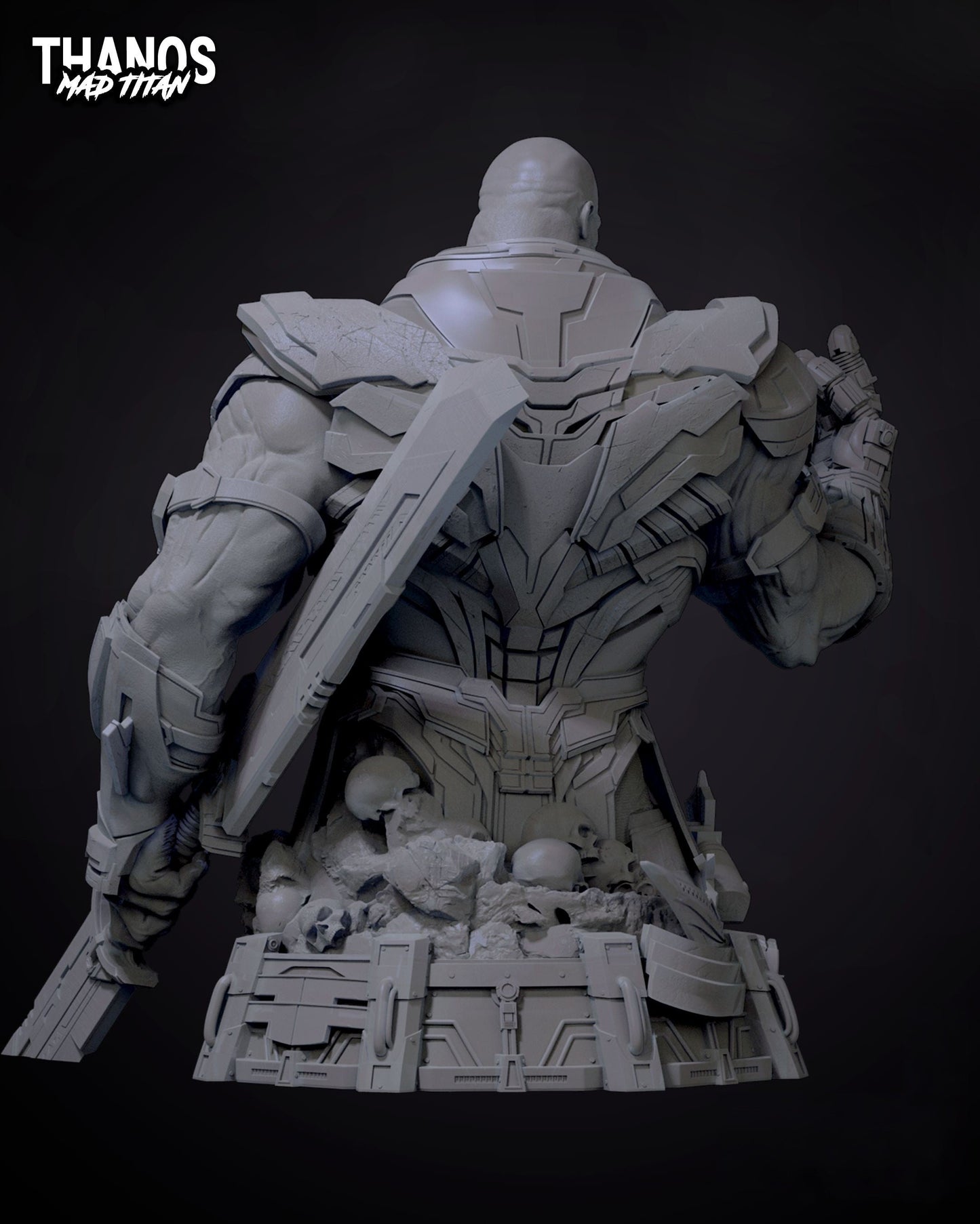 Thanos Bust - Marvel Comics - STL 3D Print Files