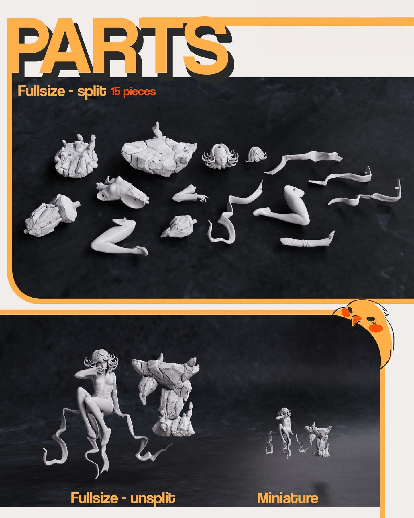 1403 Tatsumaki - One-Punch Man - STL 3D Print Files