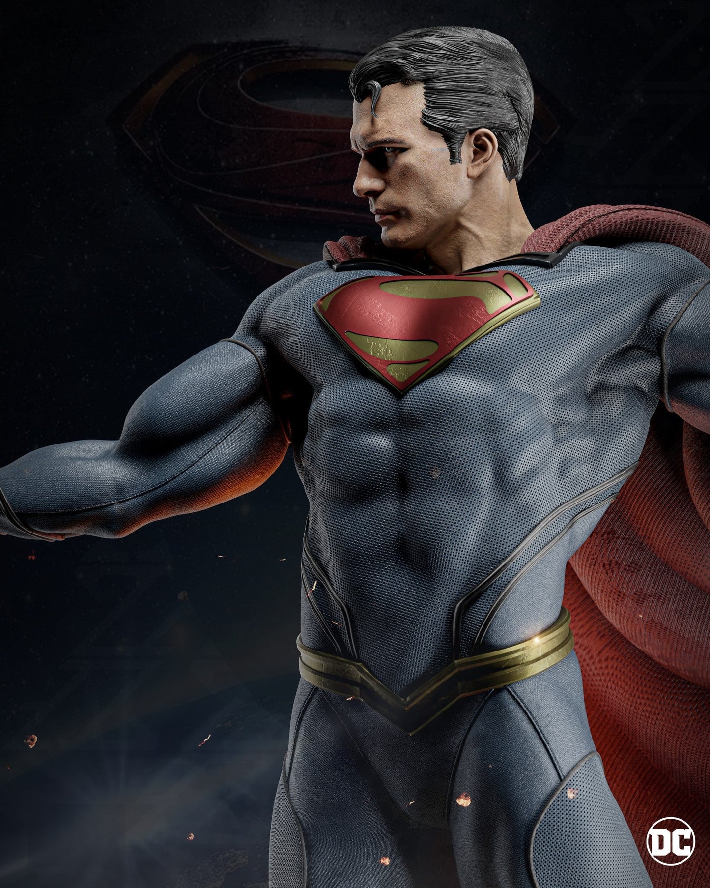1619 Superman - DC Comics - STL 3D Print Files