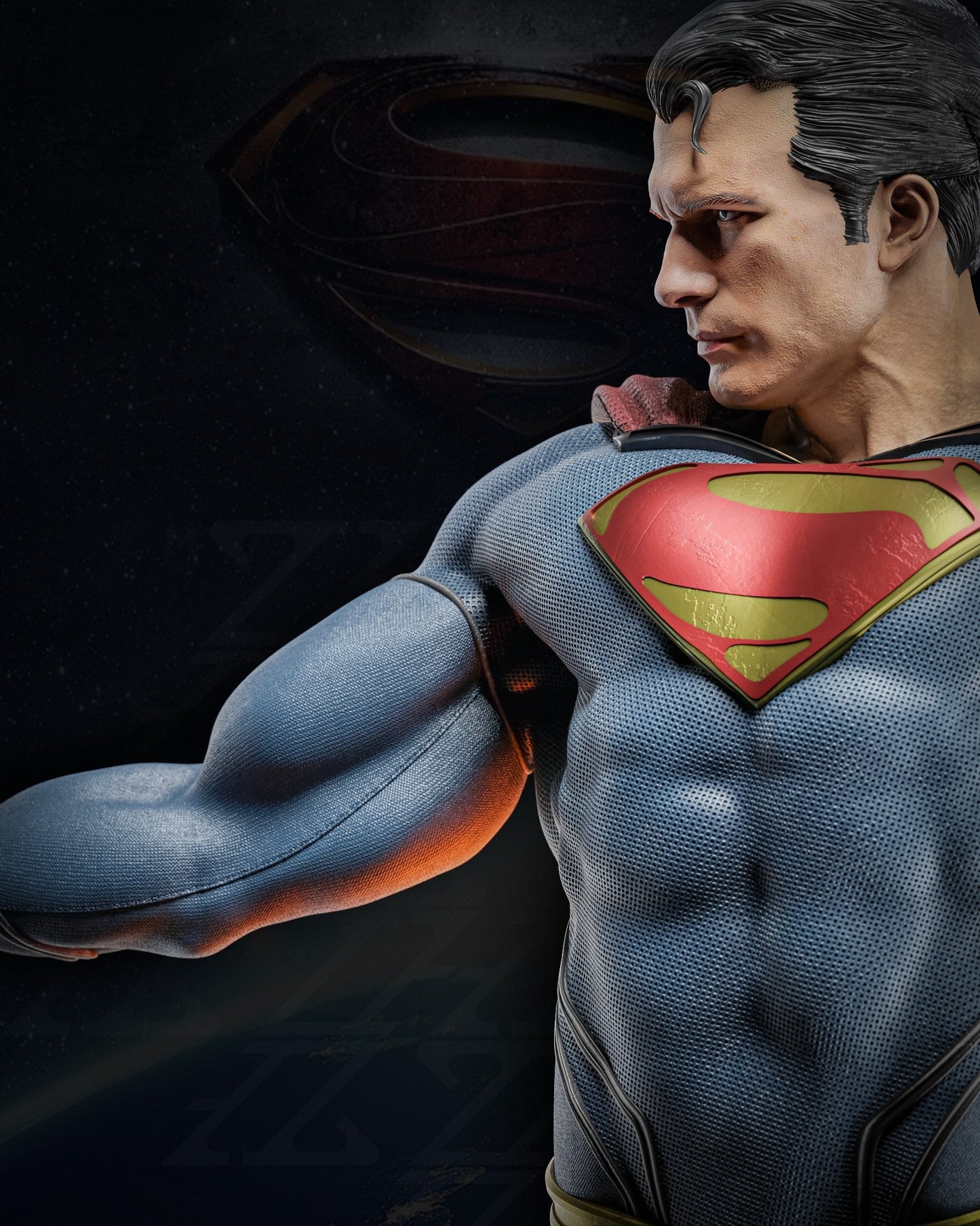 1619 Superman - DC Comics - STL 3D Print Files