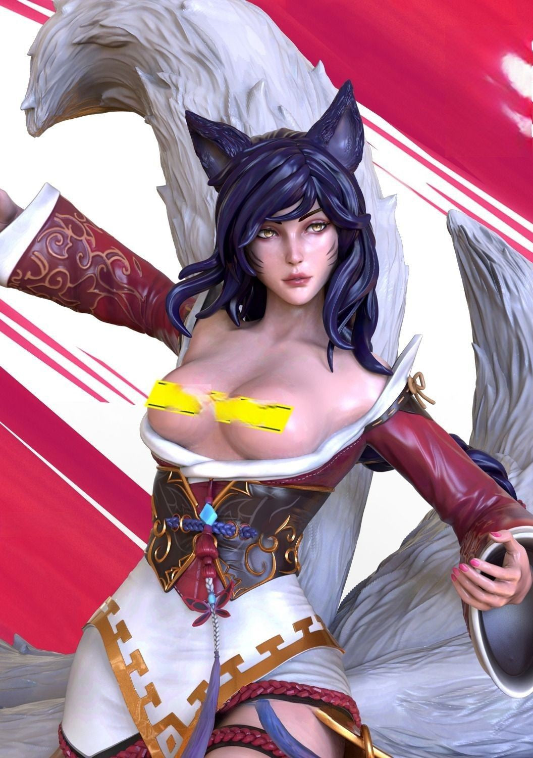 Ahri Nine tailed Fox NSFW - League of Legends - STL 3D Print Files