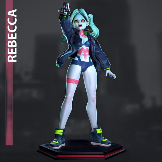 1240 Rebecca NSFW - Cyberpunk - STL 3D Print Files