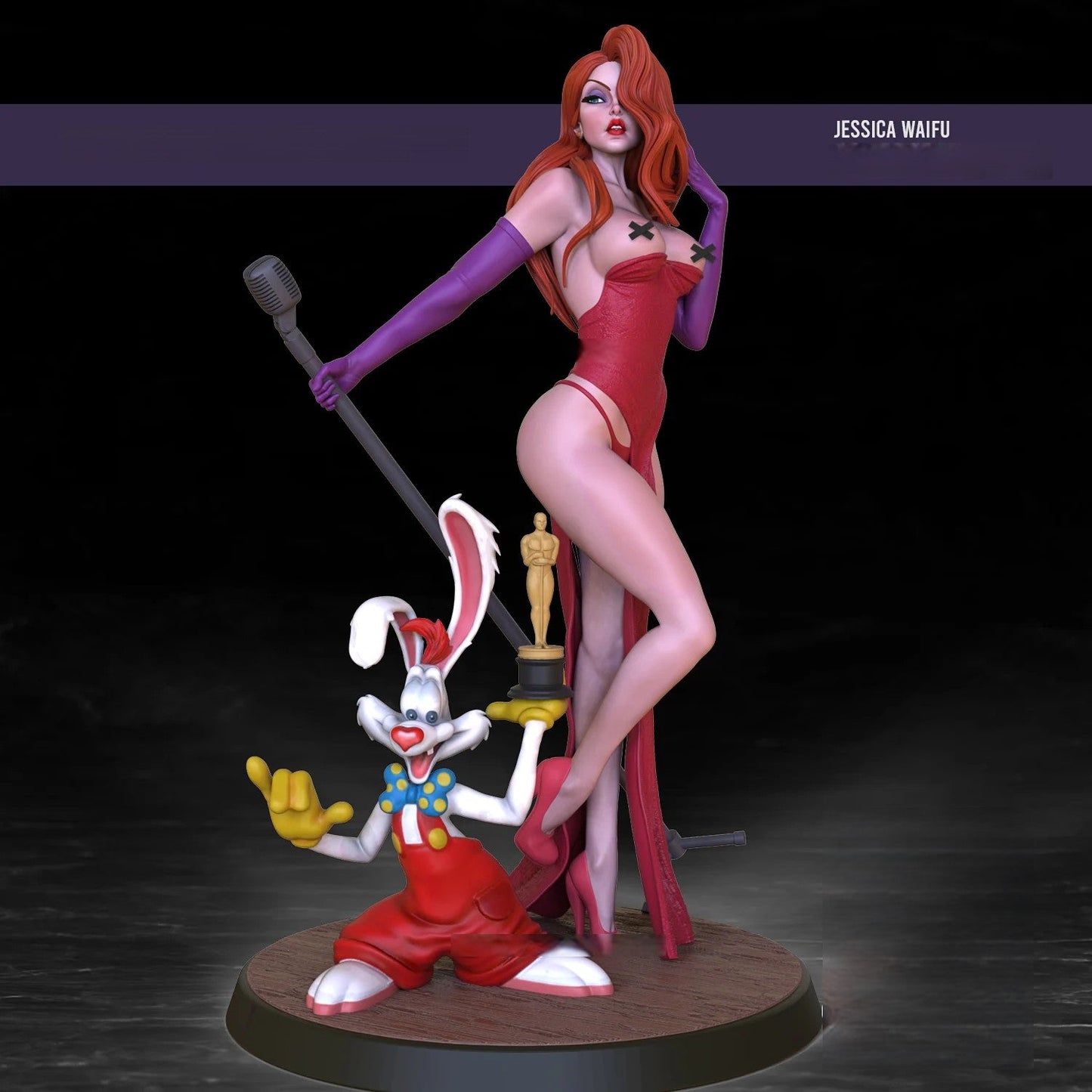 1615 Jessica Rabbit NSFW - STL 3D Print Files