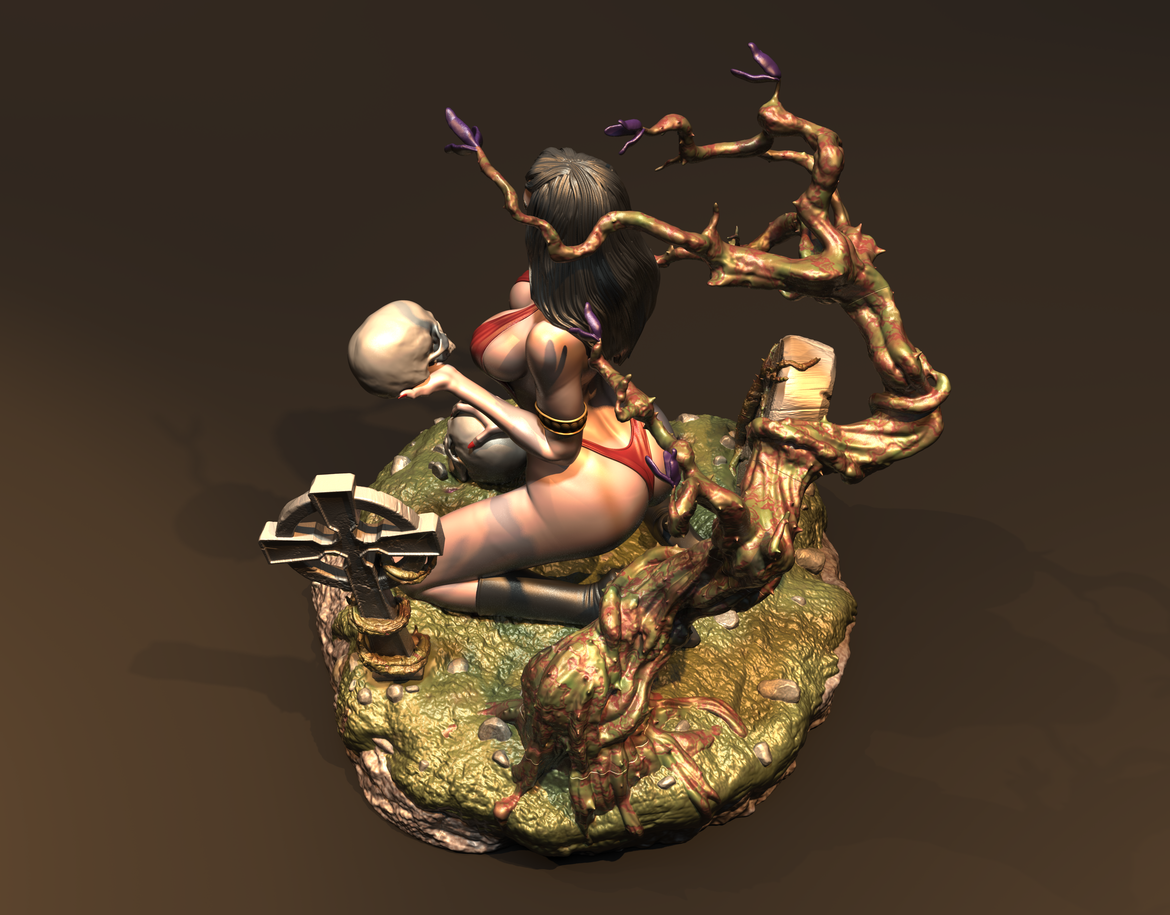 1322 Vampirella NSFW - STL 3D Print Files