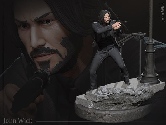 1336 John Wick - STL 3D Print Files