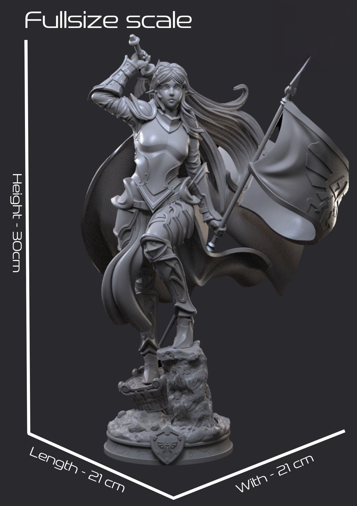 Zelda - Armored Warrior - STL 3D Print Files