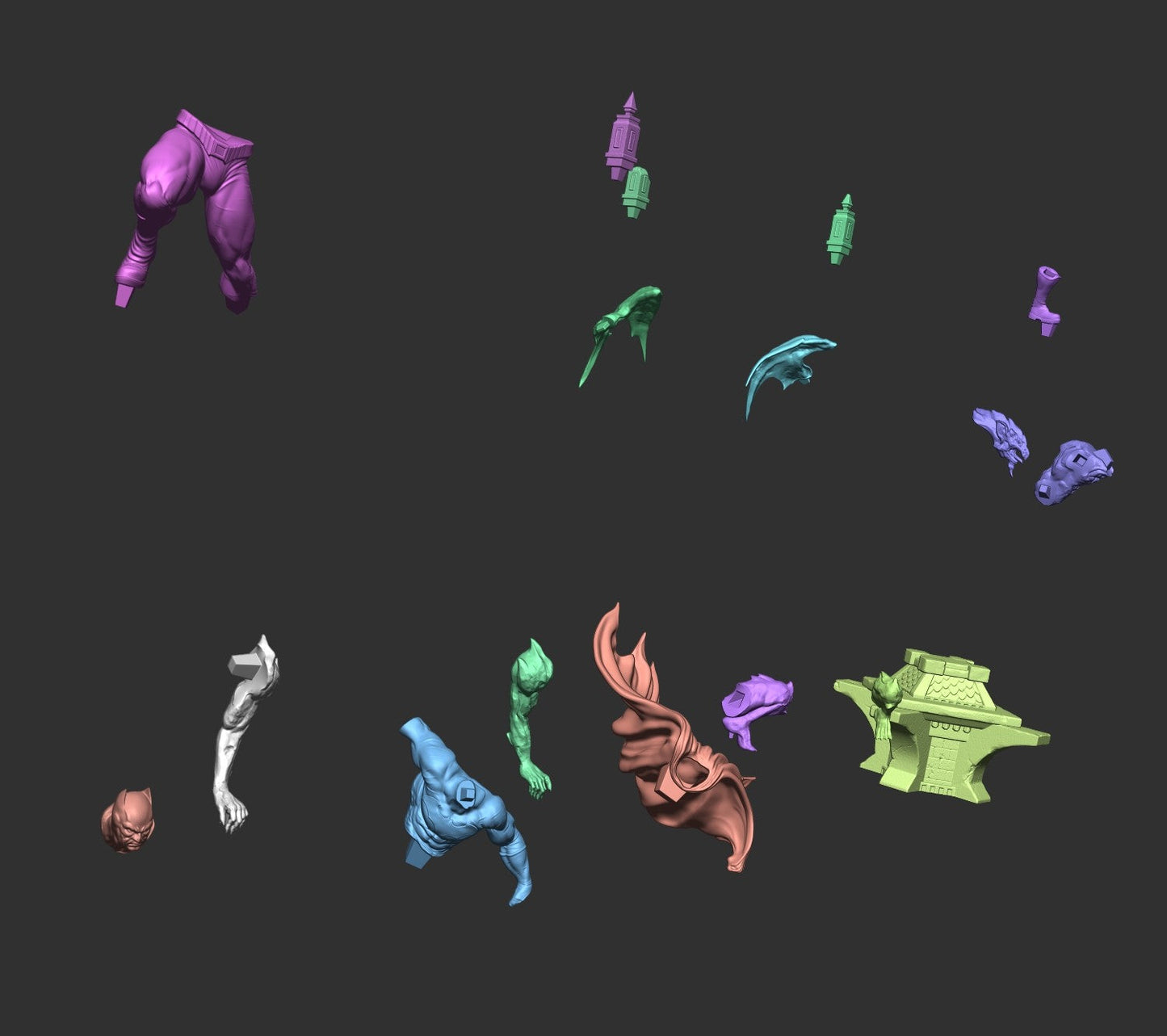 1434 Batman - DC Comics - STL 3D Print Files