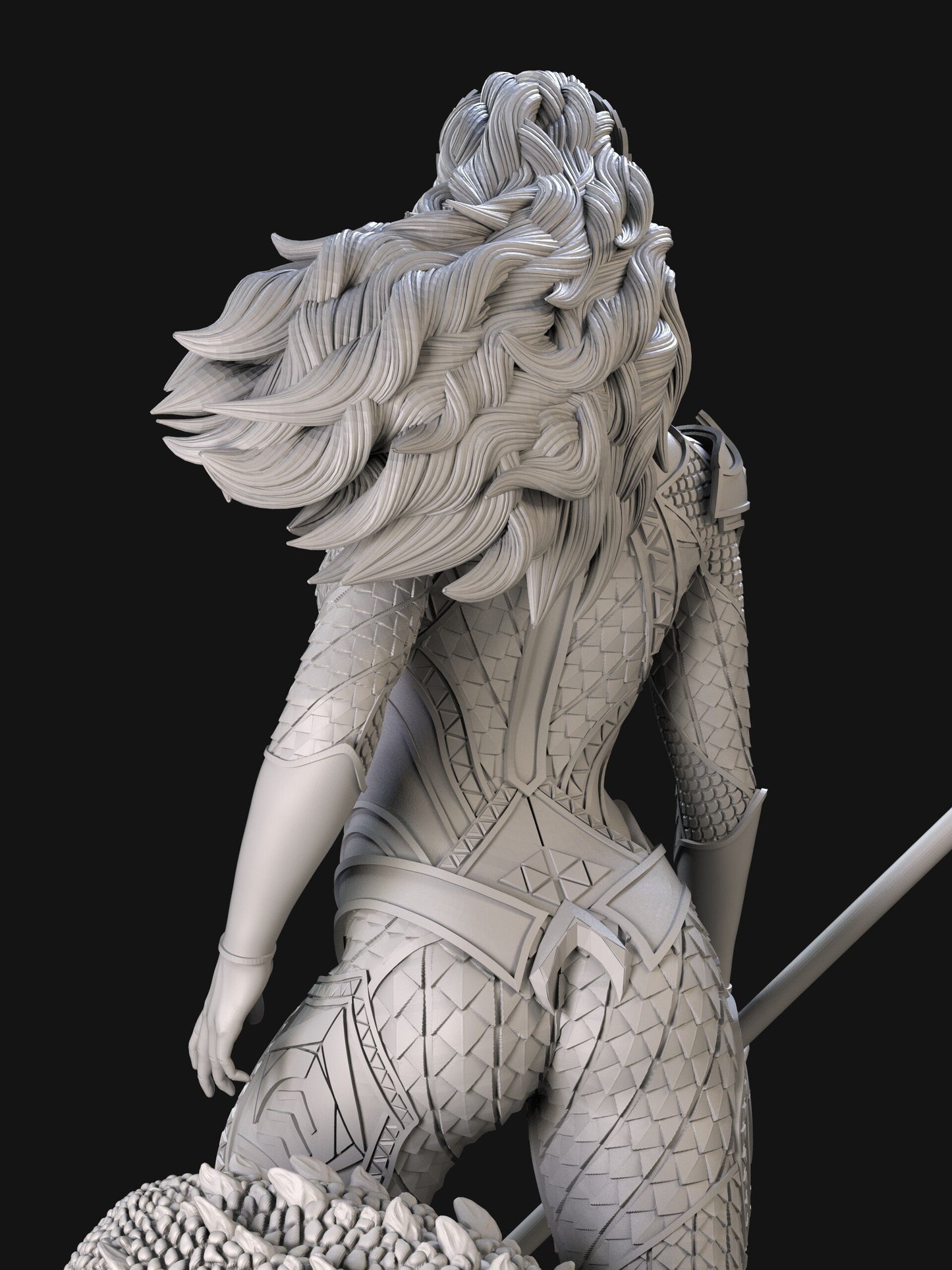 Queen Mera - DC Comics - STL 3D Print Files