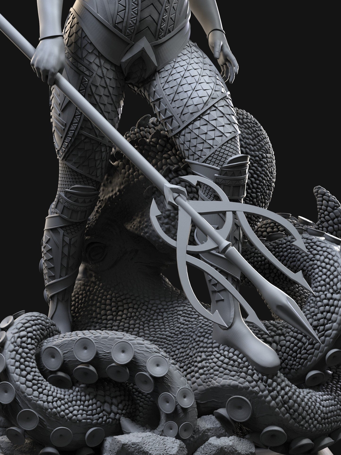 Queen Mera - DC Comics - STL 3D Print Files