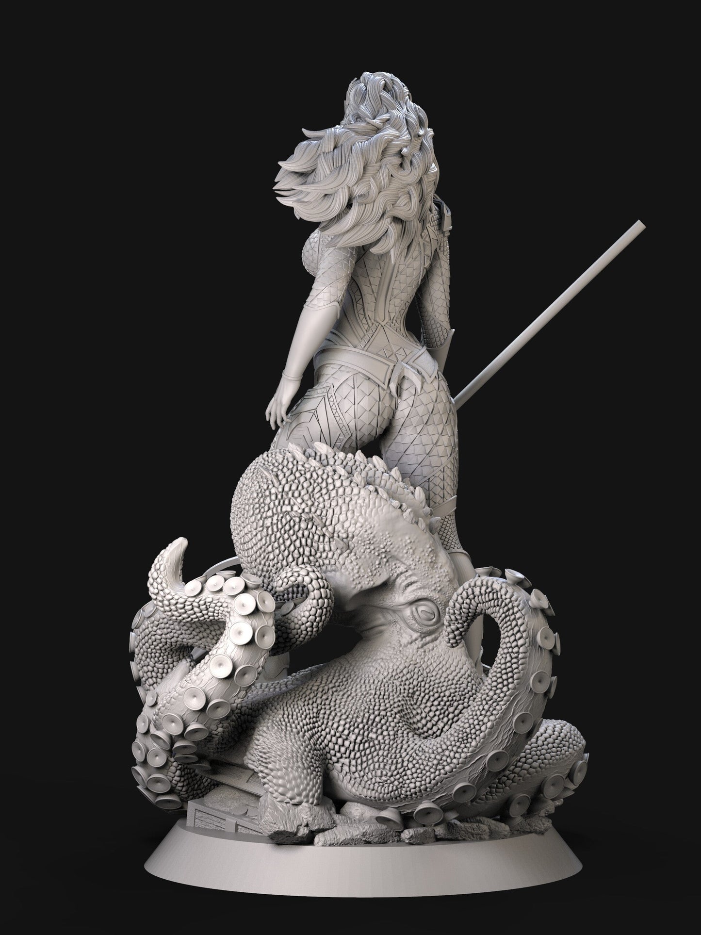 Queen Mera - DC Comics - STL 3D Print Files