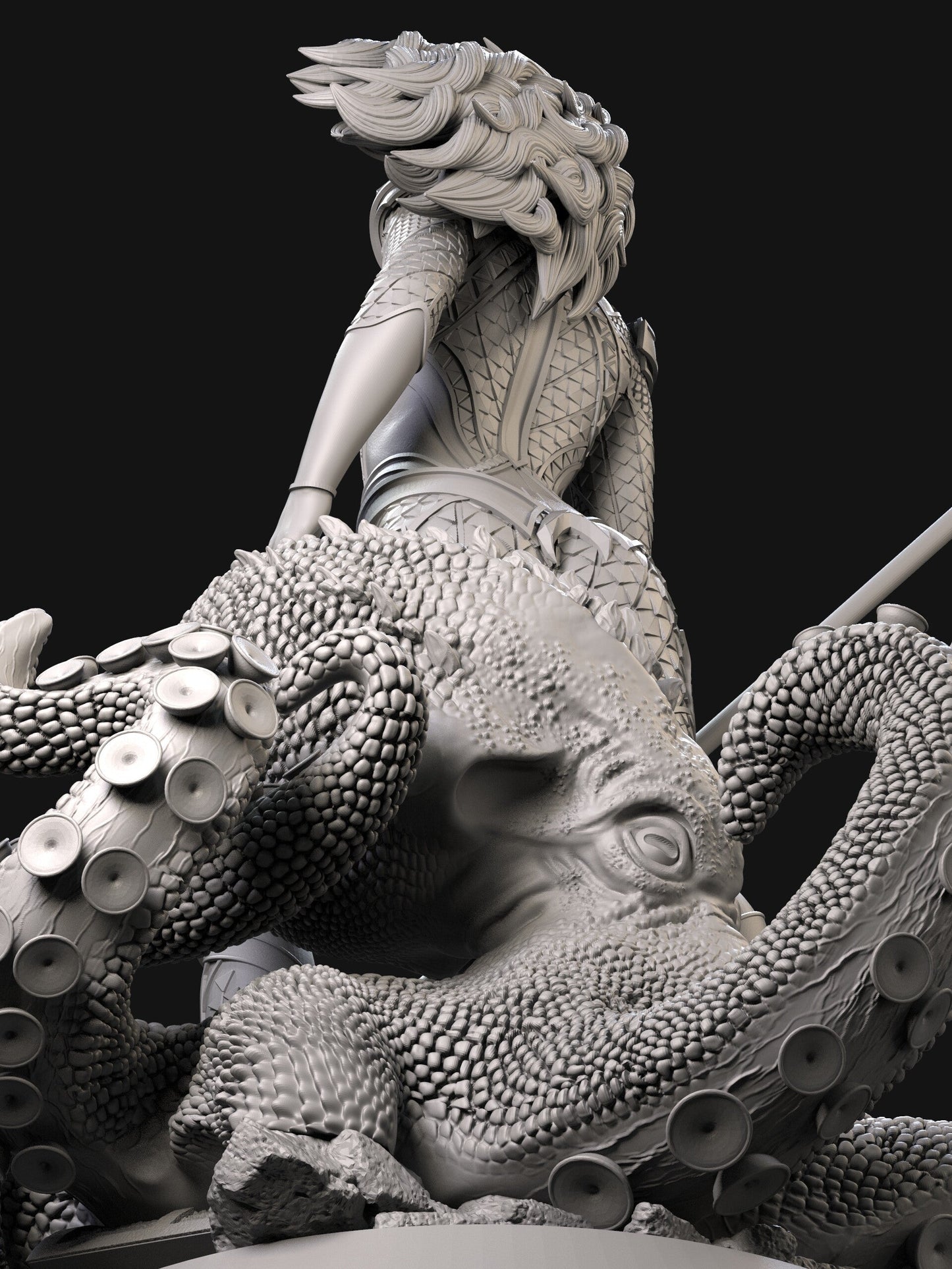 Queen Mera - DC Comics - STL 3D Print Files