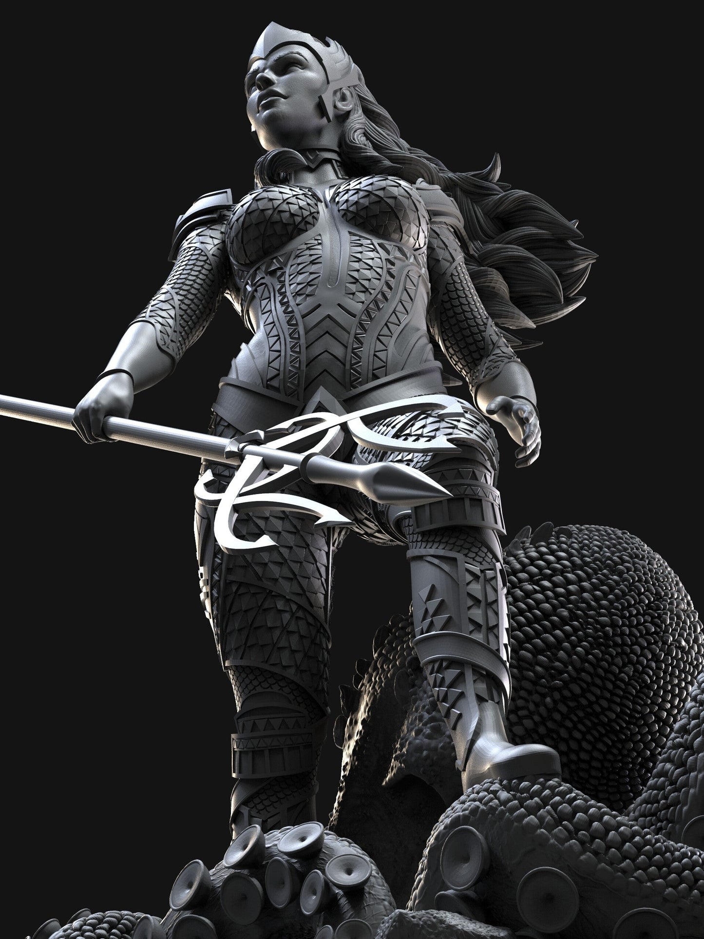 Queen Mera - DC Comics - STL 3D Print Files
