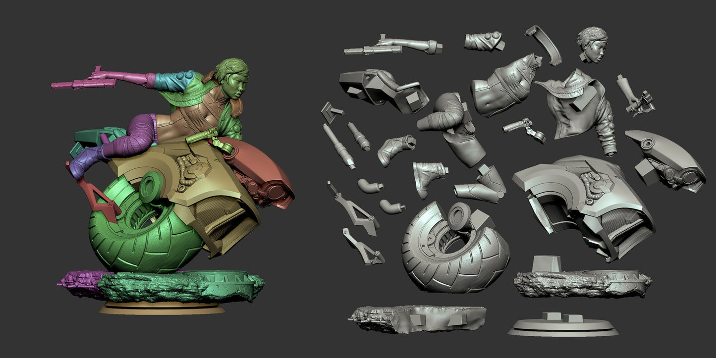 Dystopia Cyberpunk 2077 - STL 3D Print Files