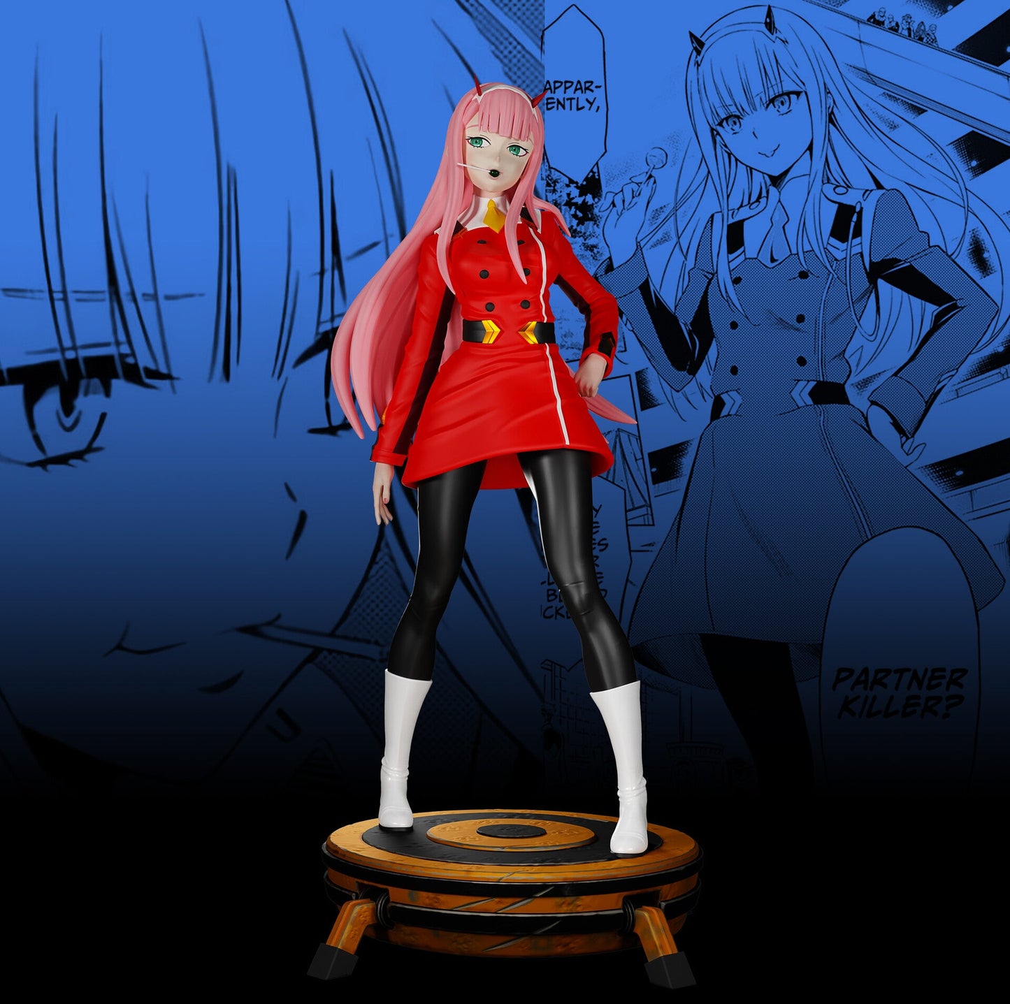 Zero Two NSFW - DARLING in the FRANXX - STL 3D Print Files