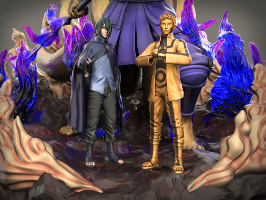 Kurama Naruto X Susanoo Sasuke - Naruto - STL 3D Print Files