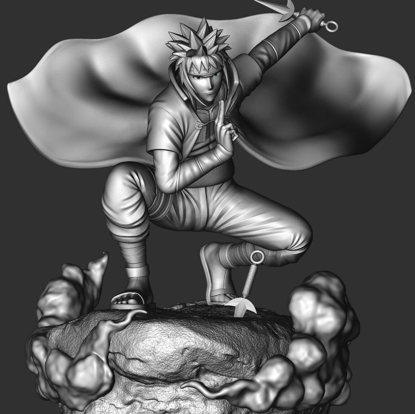 Minato Namikaze - Naruto - STL 3D Print Files