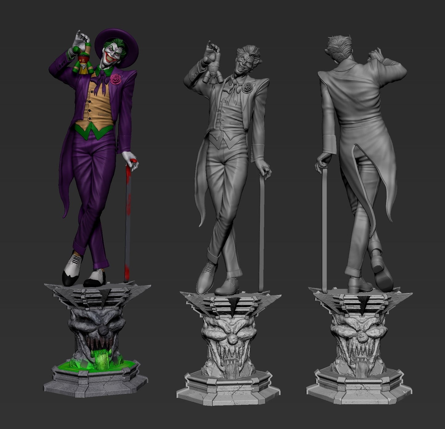 1276 Joker - DC Comics - STL 3D Print Files
