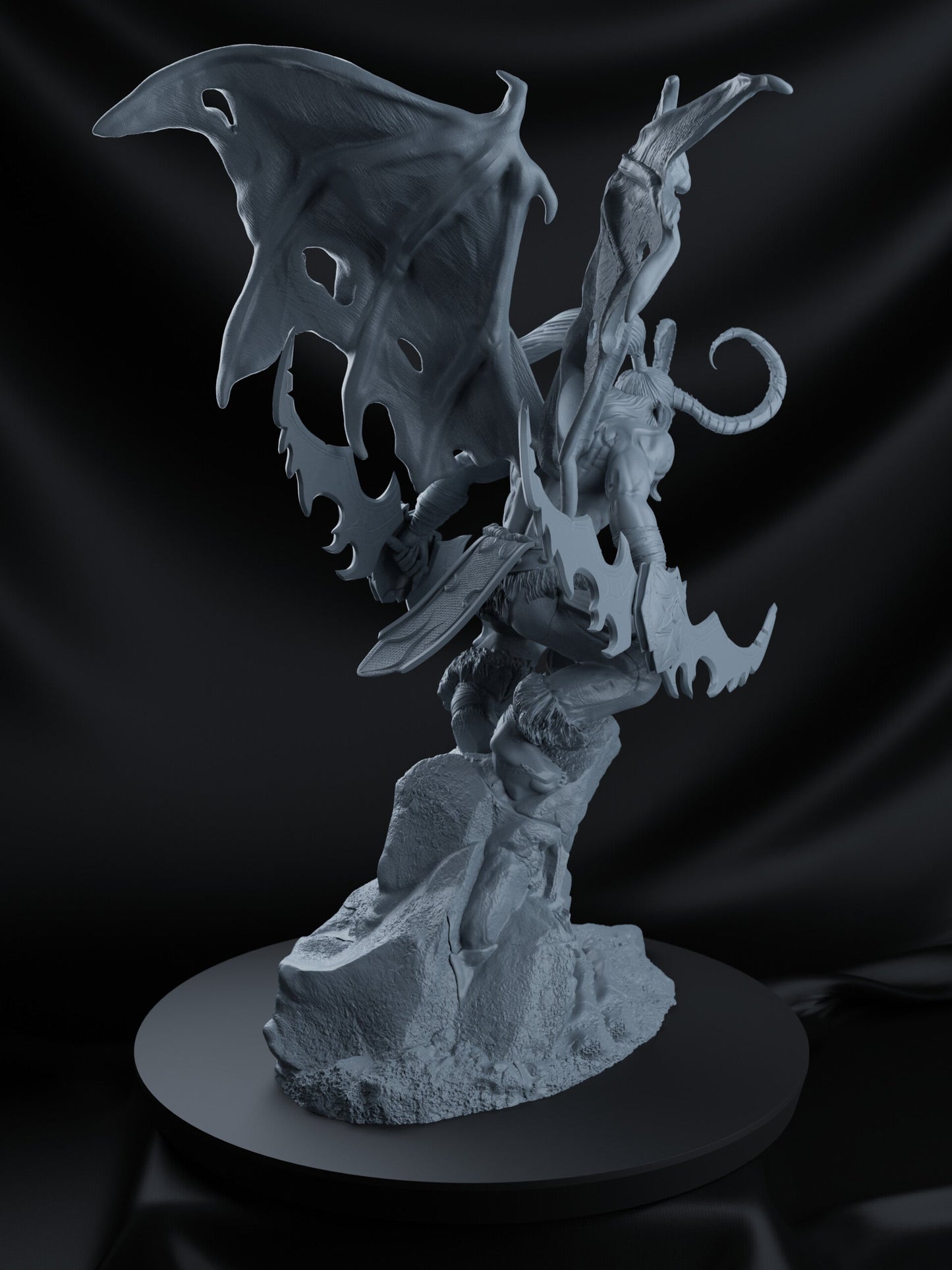 Illidan Stormrage - World of Warcraft - STL 3D Print Files