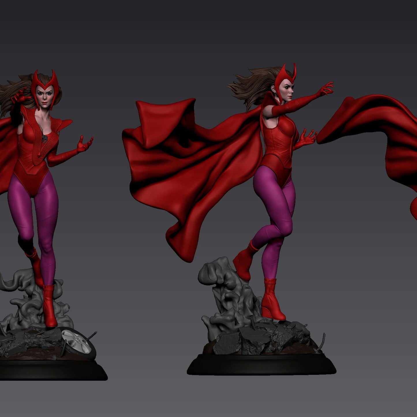 1435 Scarlet Witch - Wanda - STL 3D Print Files