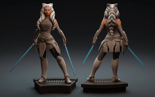 Ahsoka Tano NSFW - Star Wars -The Clone Wars - STL 3D Print Files