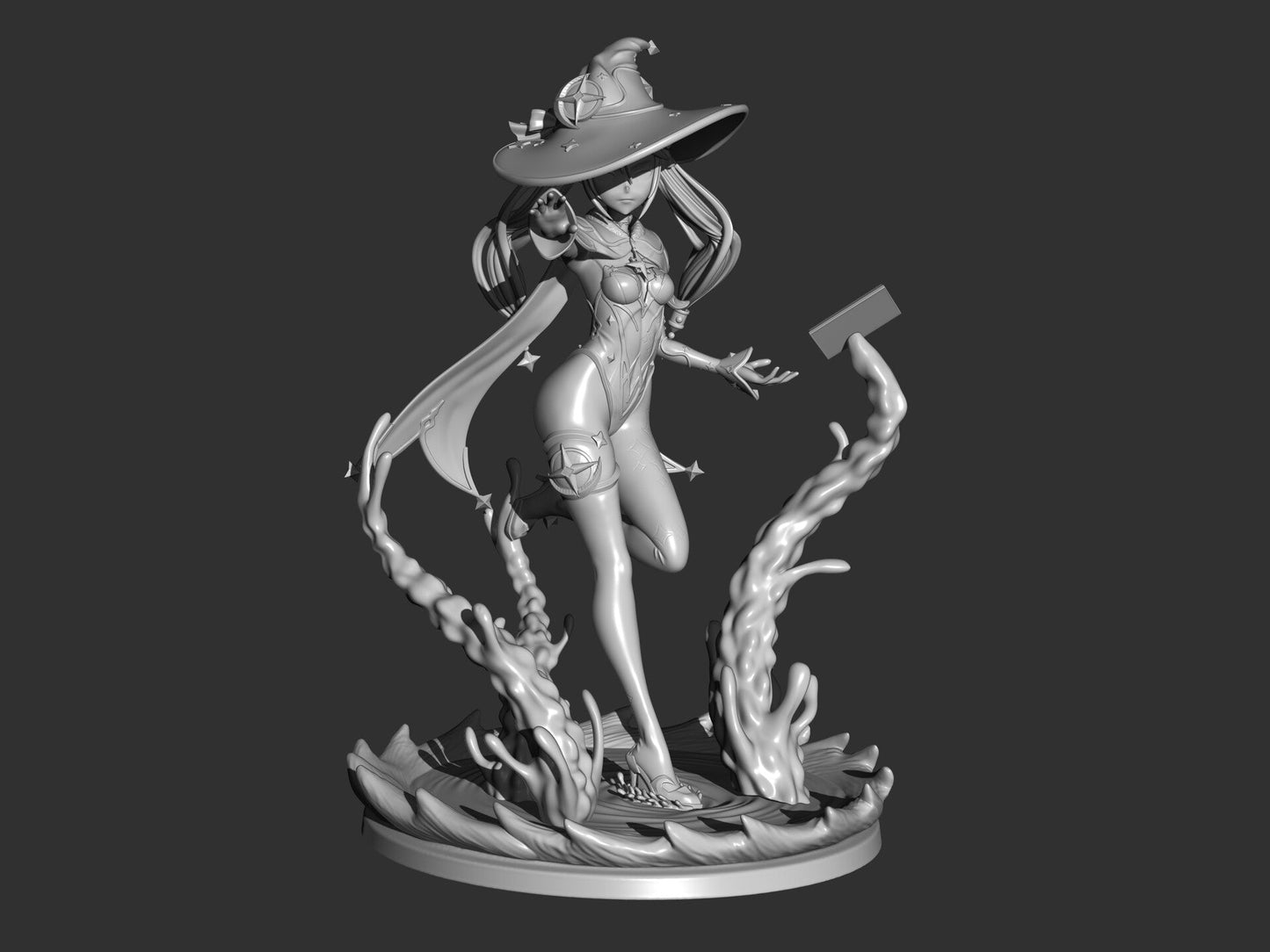 Mona - Genshin Impact - STL 3D Print Files