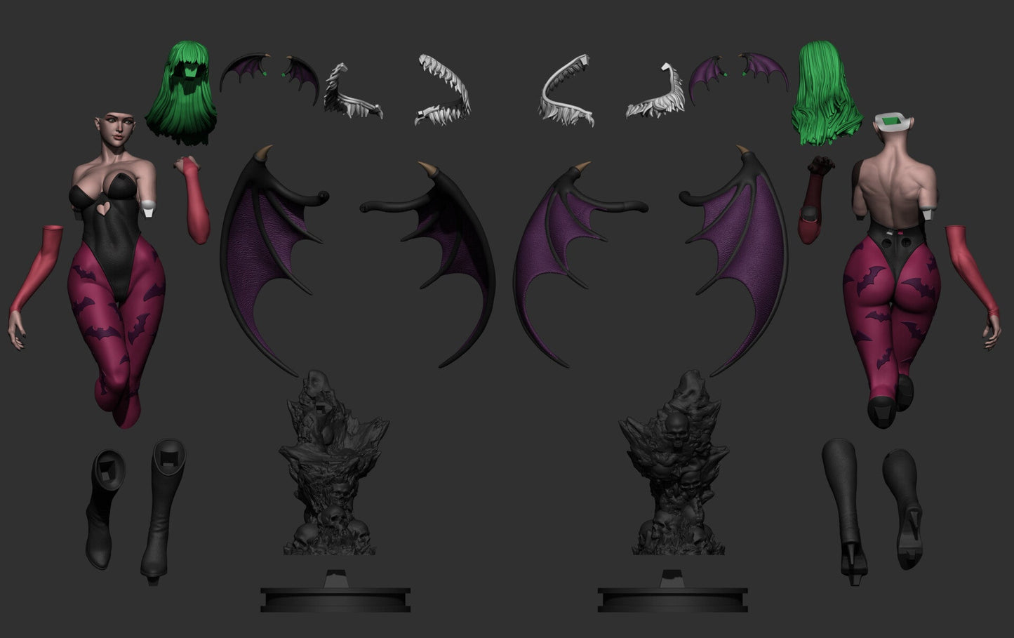 Morrigan Aensland NSFW - Darkstalkers - STL 3D Print Files