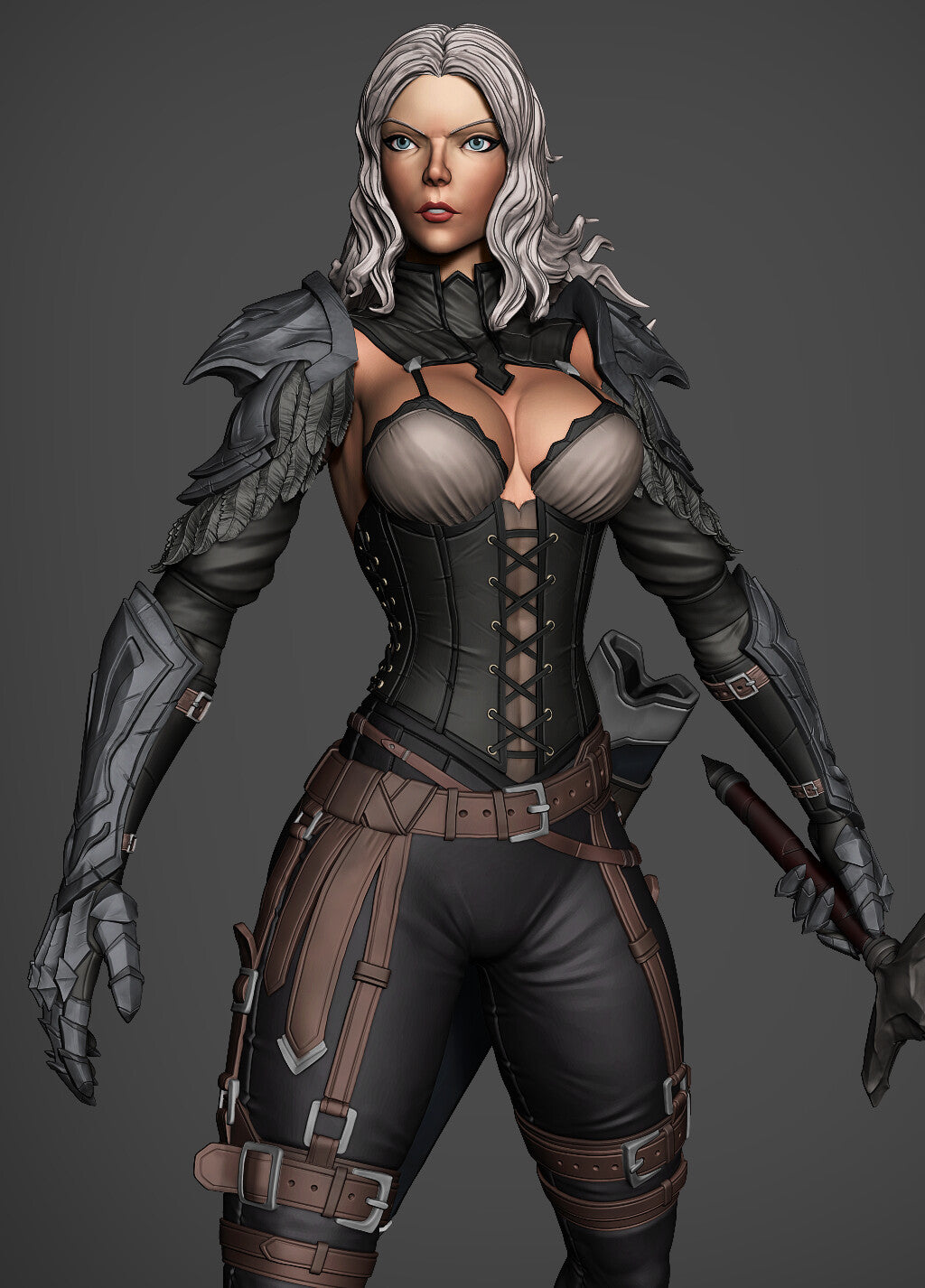 Fantasy Warrior - Rialet - STL 3D Print Files