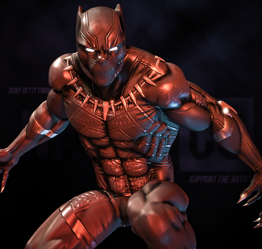 1345 Black Panther - Marvel Comics - STL 3D Print Files