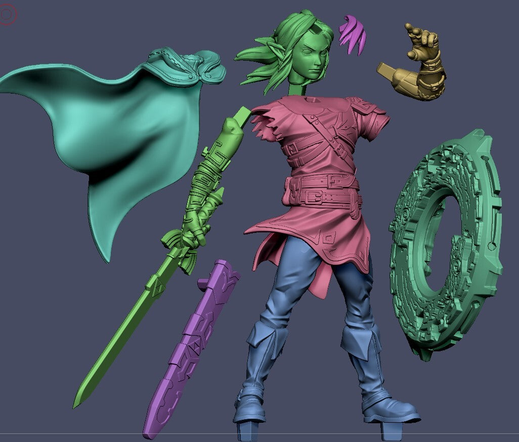1412 Link - Tears of the Kingdom - STL 3D Print Files