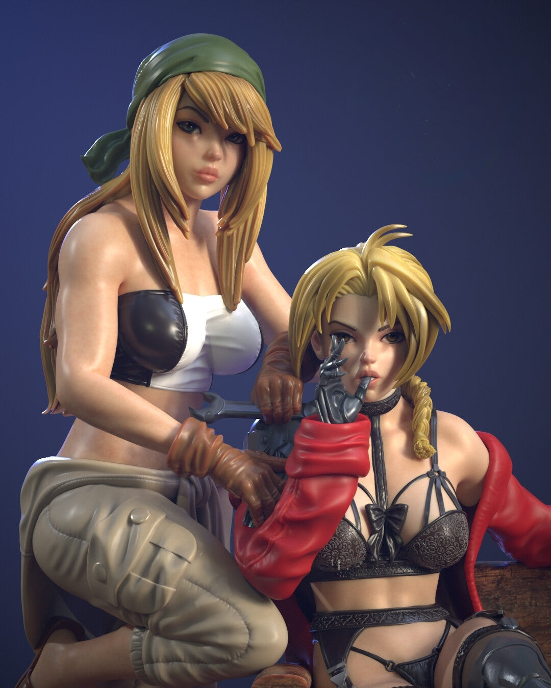 Female Edward Elric V2 - Fullmetal Alchemist - STL 3D Print Files