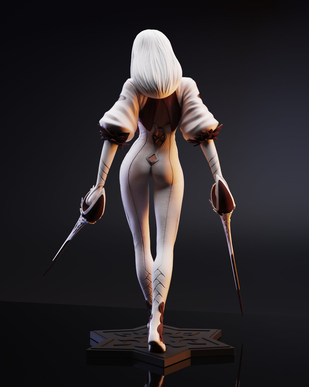 Mikeo NSFW - The Double Sword Assassin - STL 3D Print Files
