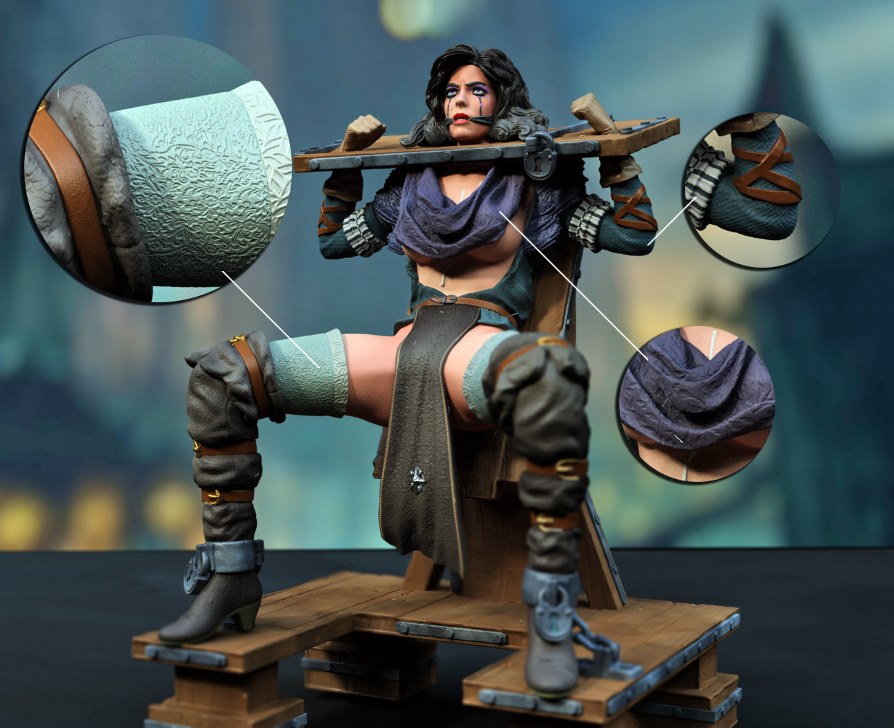 Yennefer Sorcerer NSFW - The Witcher - STL 3D Print Files